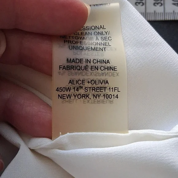 Alice and Olivia Silk dress Medium FLAWED Medium - Picture 8 of 12